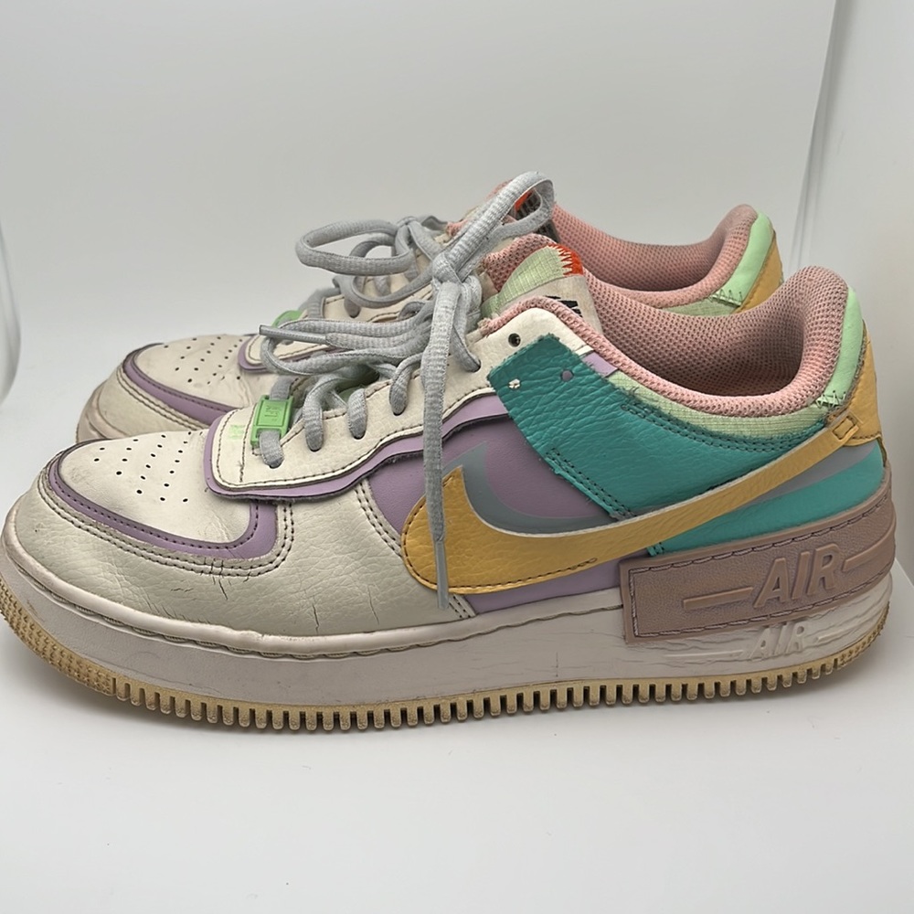 Nike Air Force 1 Shadow Pale Ivory Women's Sneakers Shoes Size 9.5 - Picture 8 of 16
